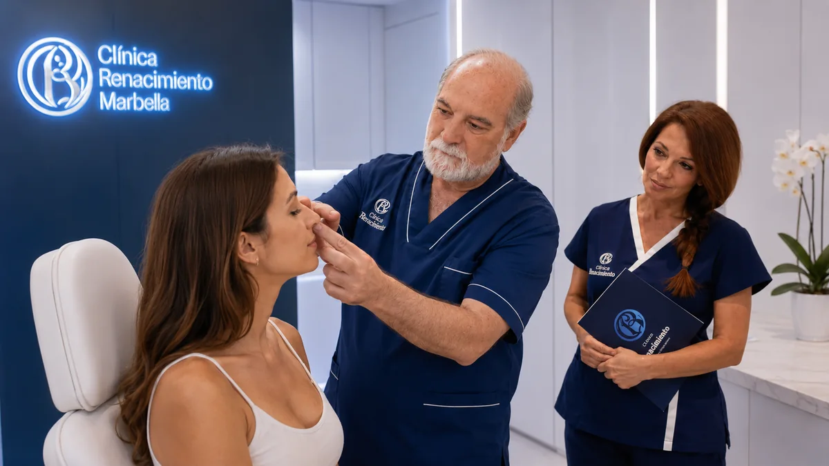 Cirugía estética facial en Marbella Clínica Renacimiento