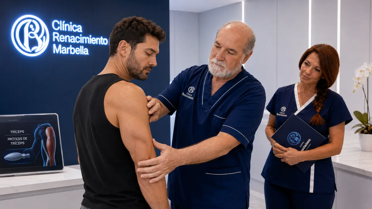 Tríceps en Marbella - Clínica Renacimiento Marbella